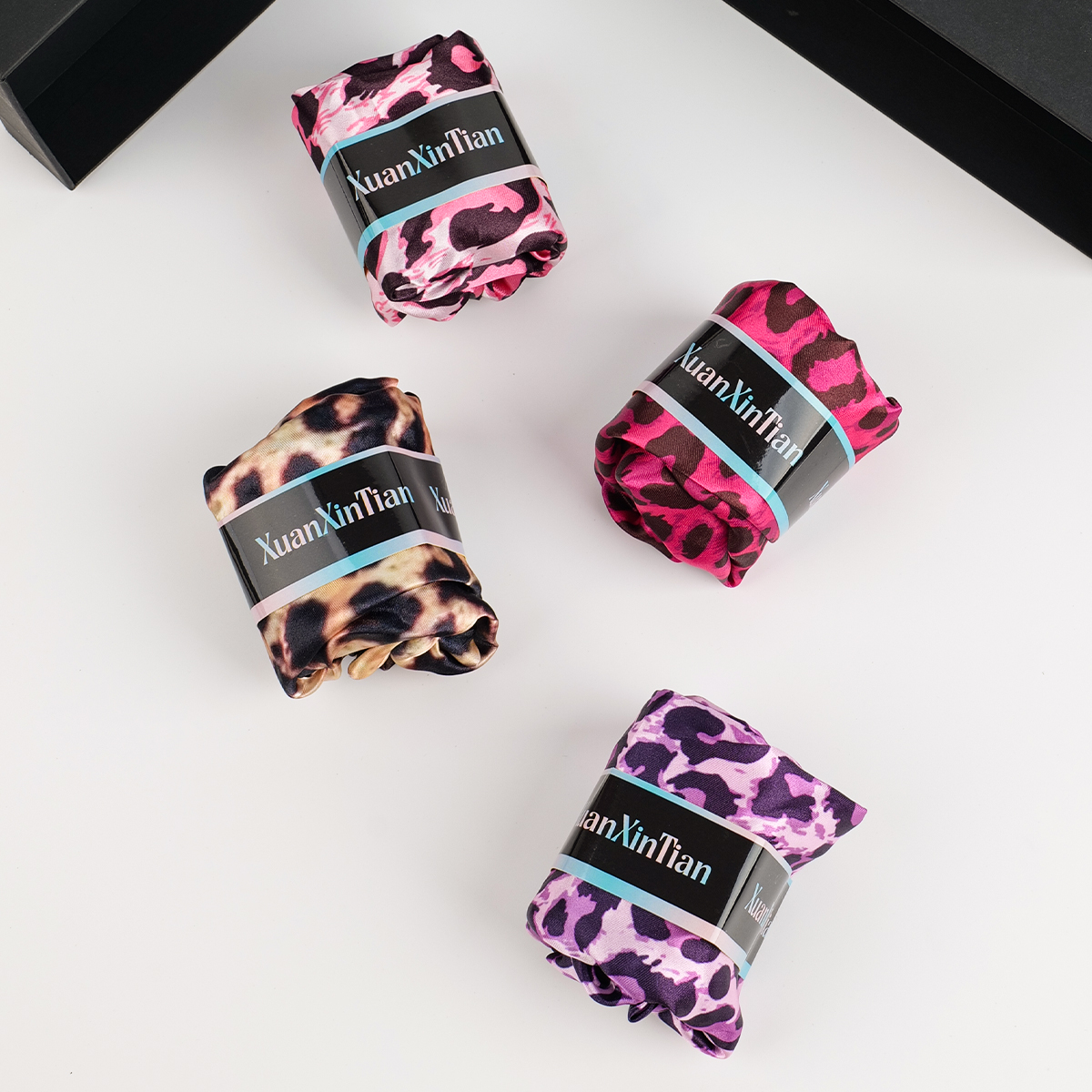 4PCS Mystery Hair Bonnet Gift  - Gift Box Wrap Set incelemesi ve fiyatı