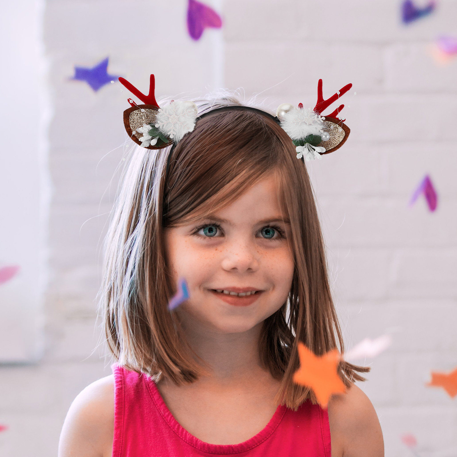 4Pcs Festive Reindeer Antlers  - Reindeer Antlers Headband incelemesi ve fiyatı