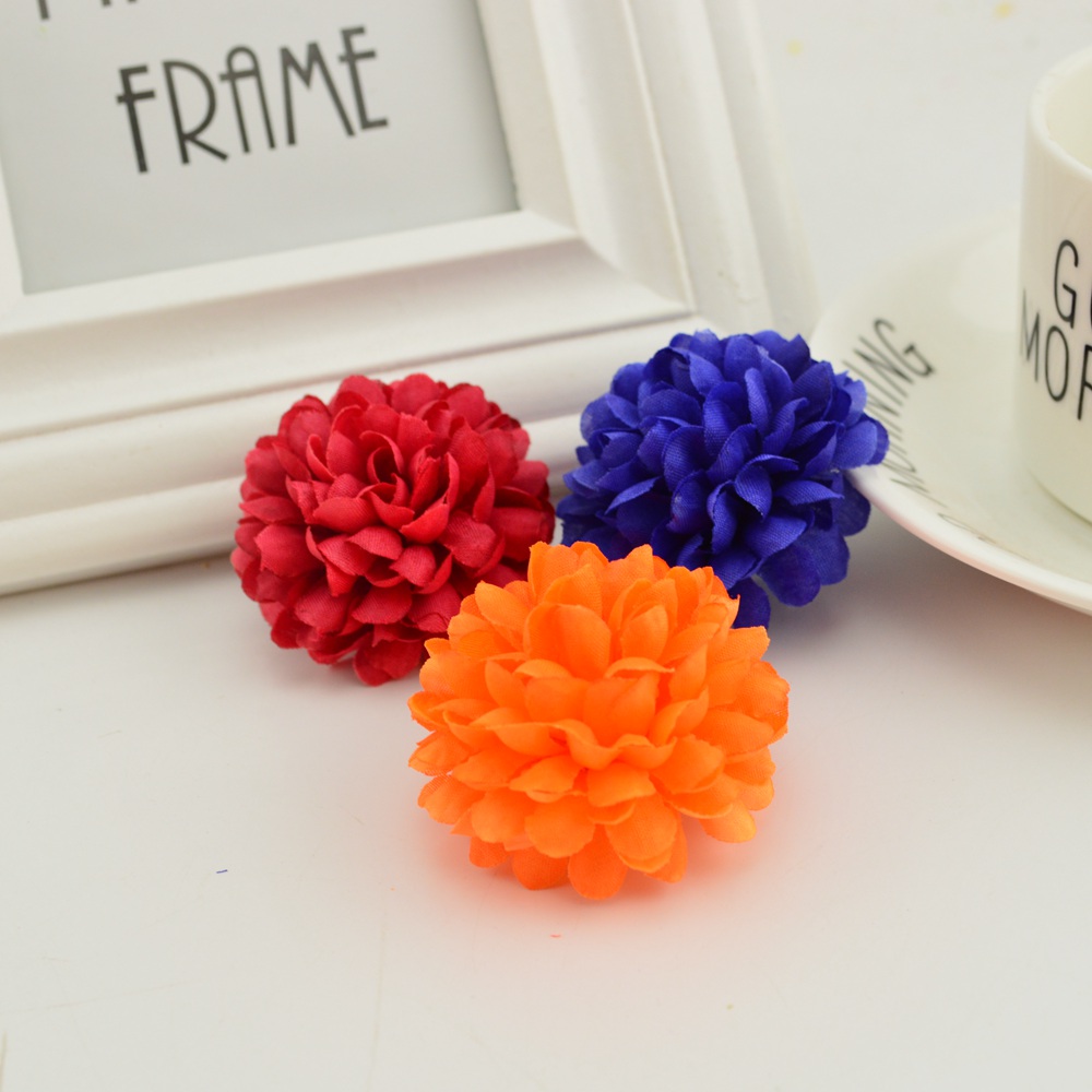 200PCS 5CM Silk Chrysanthemum  - Christmas Wreath Fake incelemesi ve fiyatı