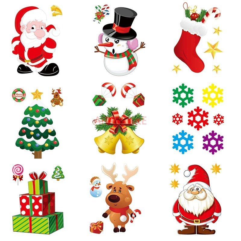 1PCS Removable Christmas Stati - Snowflake Window Decal incelemesi ve fiyatı
