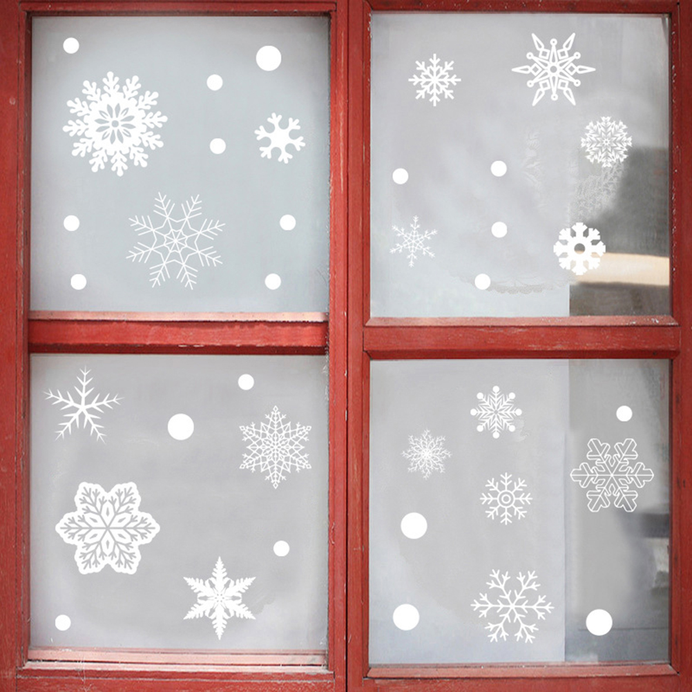 37PCS Gift Xmas Festival Suppl - Snowflake Window Decal incelemesi ve fiyatı