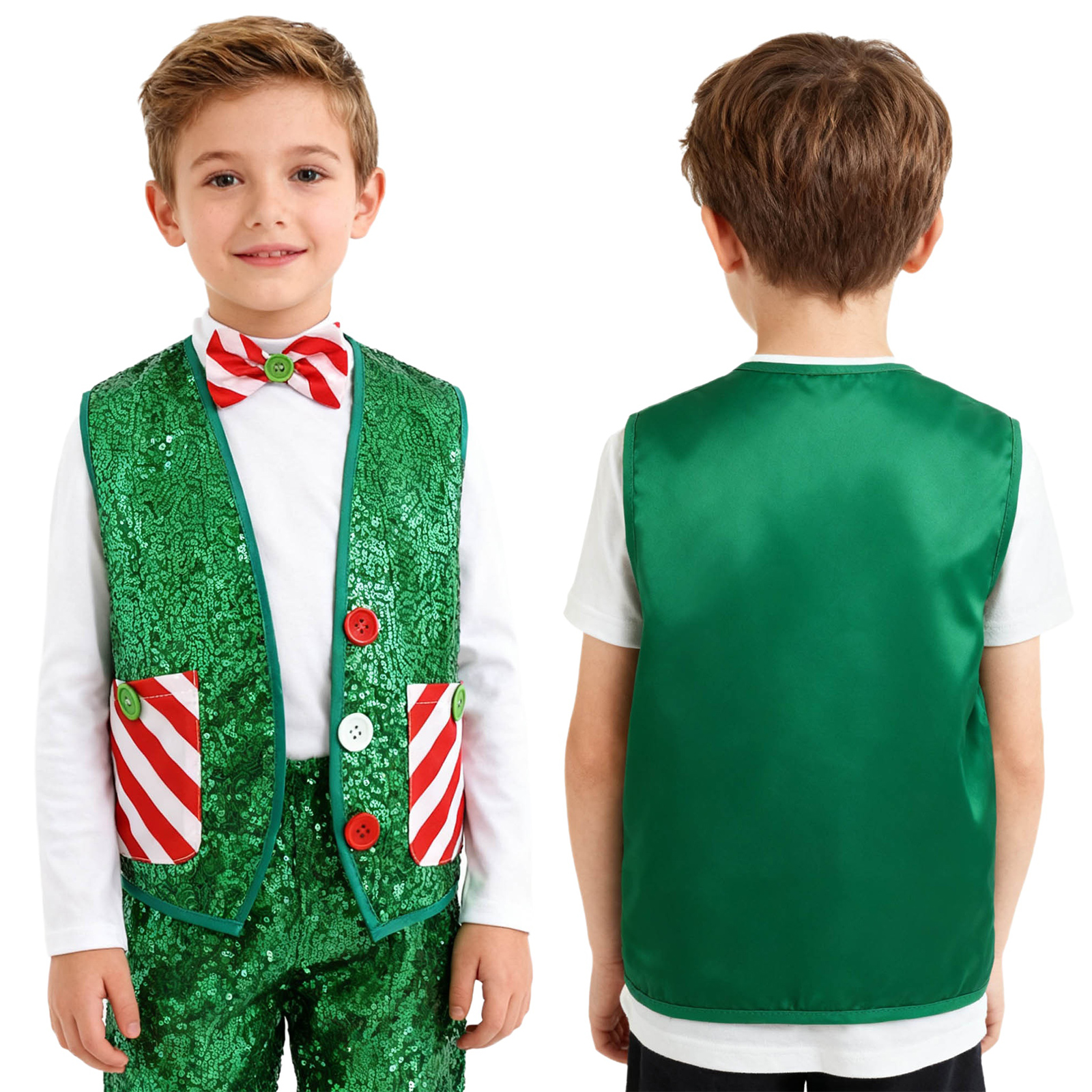 Boys Girls Christmas Shiny Seq - Elf Costume Christmas incelemesi ve fiyatı