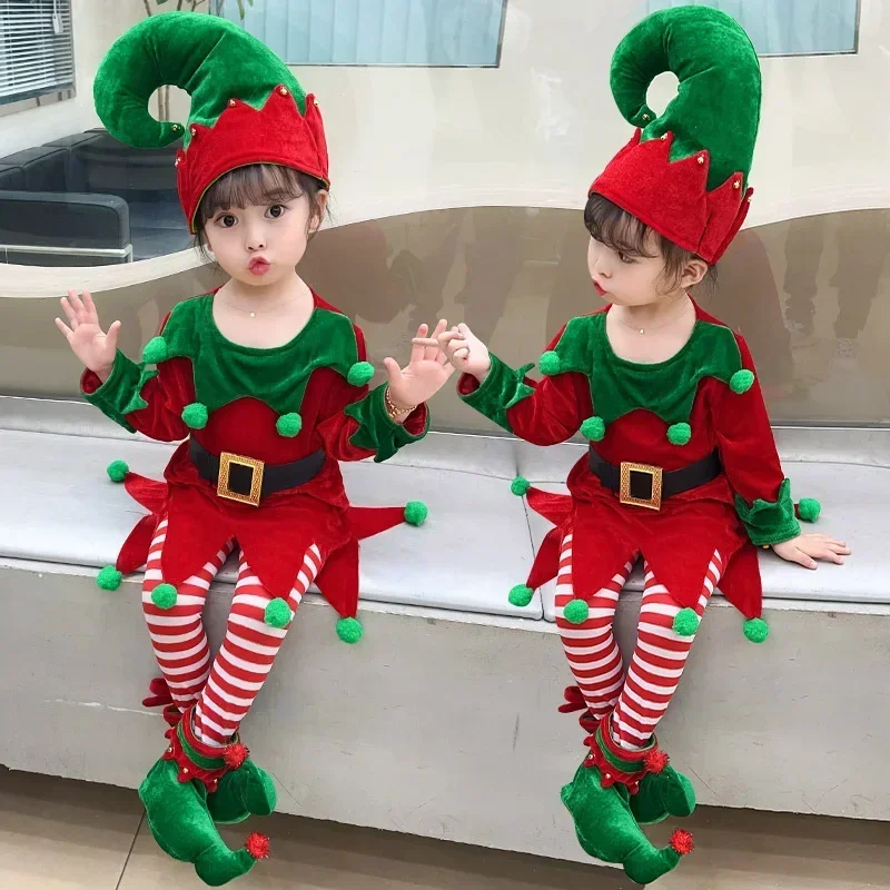 Fancy New Year Green Santa Cla - Elf Costume Christmas incelemesi ve fiyatı