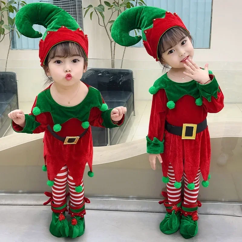 Fancy New Year Green Santa Cla - Elf Costume Christmas incelemesi ve fiyatı