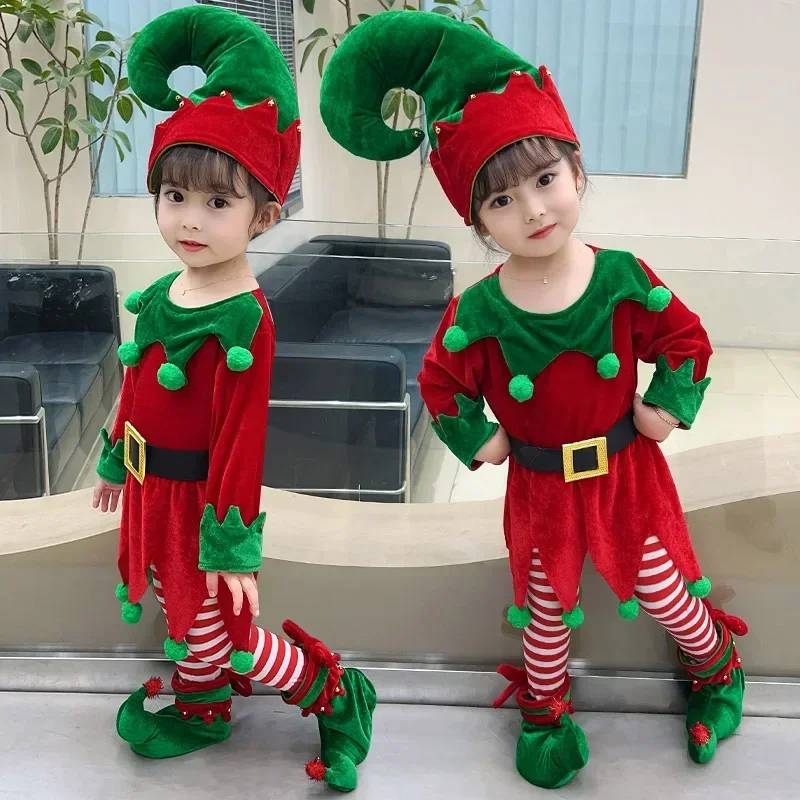 Fancy New Year Green Santa Cla - Elf Costume Christmas incelemesi ve fiyatı