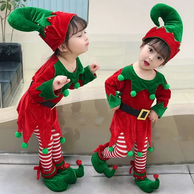 Fancy New Year Green Santa Cla - Elf Costume Christmas incelemesi ve fiyatı