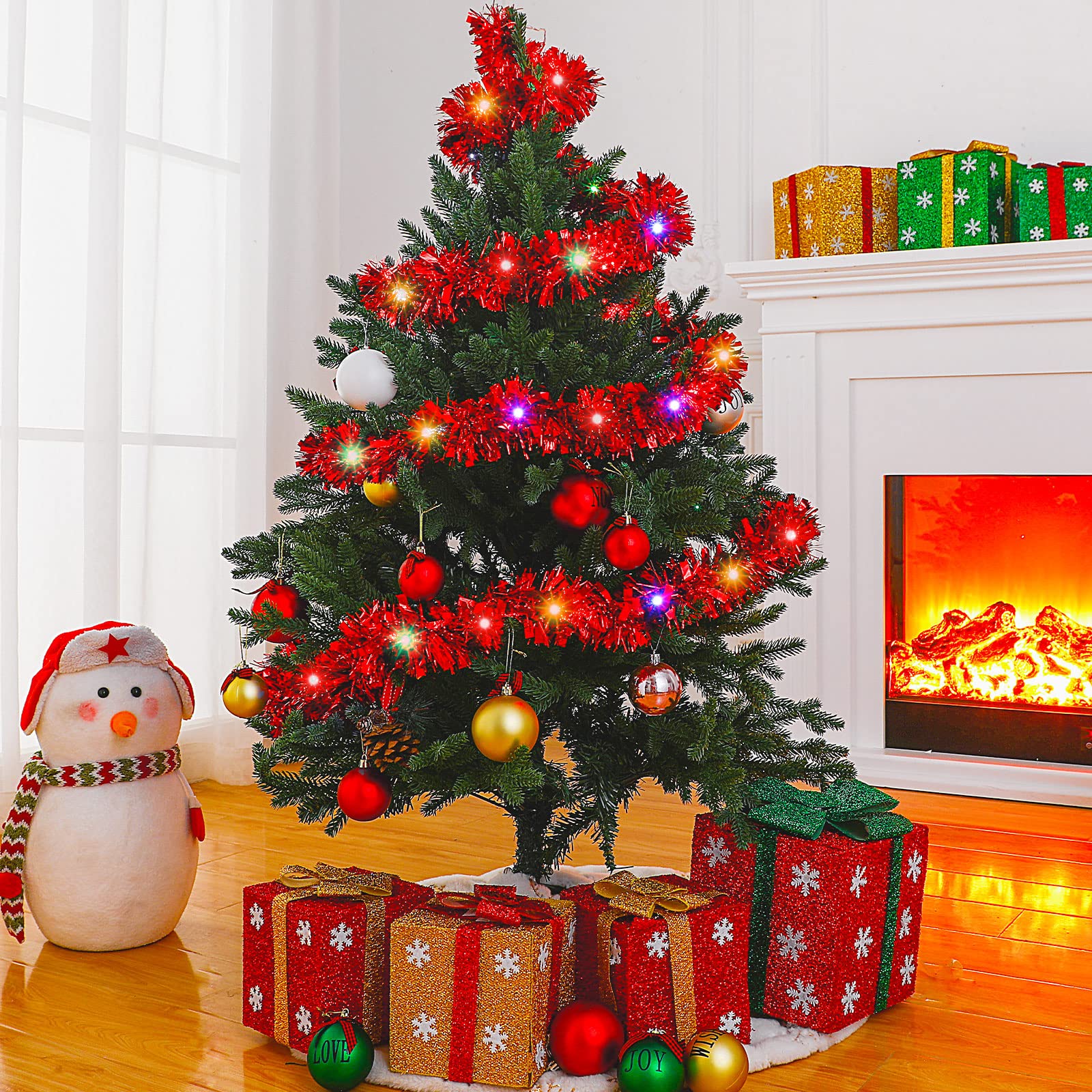 1/3pcs 5M Christmas Tinsel Gar - Tinsel Garland Decoration incelemesi ve fiyatı