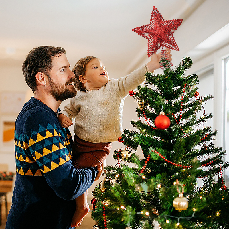 22cm Glitter Christmas Tree To - Star Tree Topper incelemesi ve fiyatı