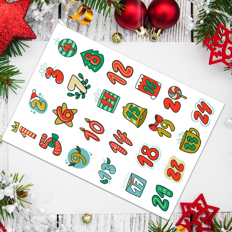 Merry Christmas Stickers Adven - Advent Calendar Gift incelemesi ve fiyatı