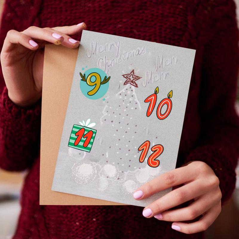 Merry Christmas Stickers Adven - Advent Calendar Gift incelemesi ve fiyatı