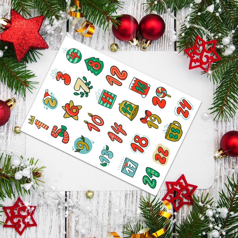Merry Christmas Stickers Adven - Advent Calendar Gift incelemesi ve fiyatı