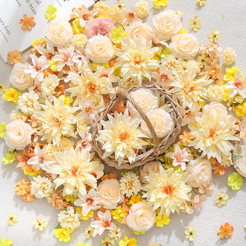 20/50Pcs Mix Yellow Artificial - Christmas Wreath Fake incelemesi ve fiyatı
