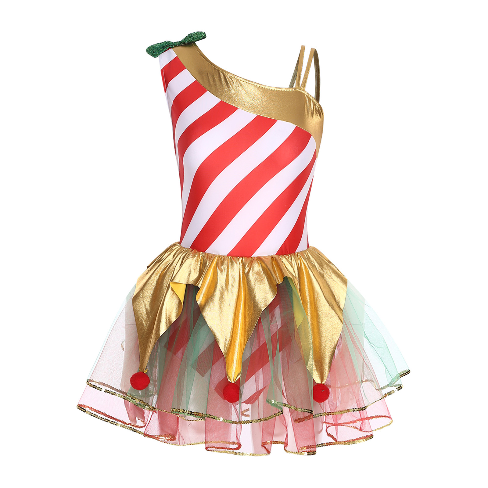 Women Christmas Candy Cane Dre - Elf Costume Christmas incelemesi ve fiyatı