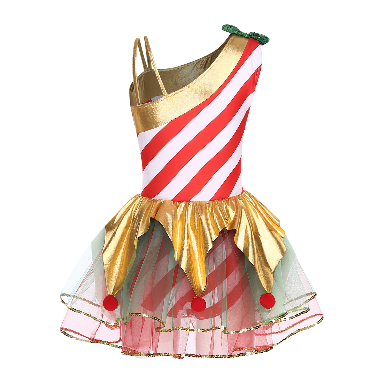 Women Christmas Candy Cane Dre - Elf Costume Christmas incelemesi ve fiyatı