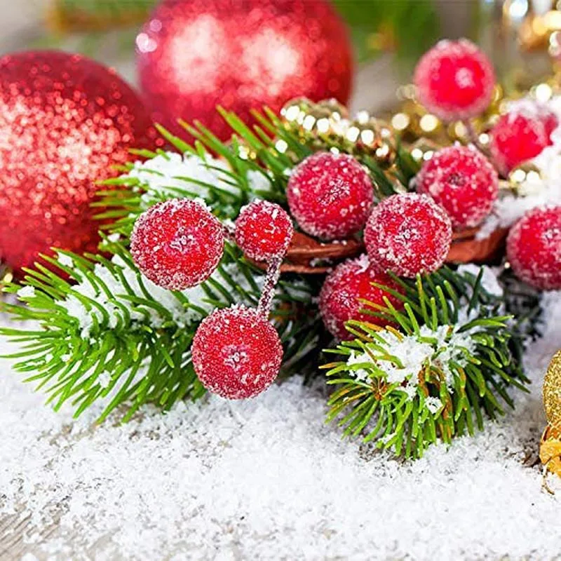 Artificial Frosted Holly Berri - Christmas Wreath Fake incelemesi ve fiyatı