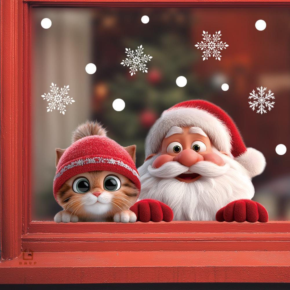 2pcs Christmas Window Clings S - Snowflake Window Decal incelemesi ve fiyatı