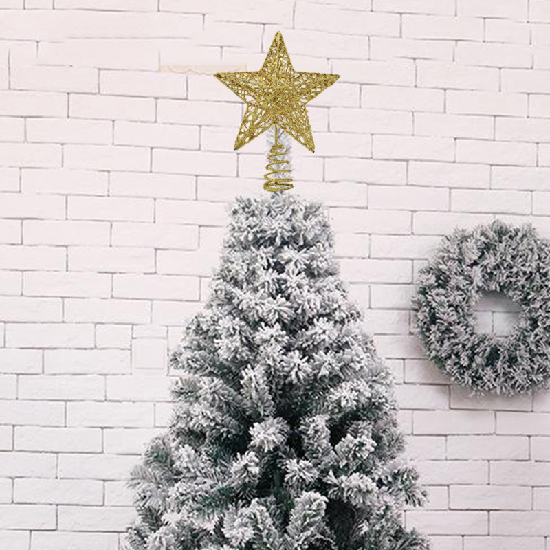 1pc Gold/Silver/Red/Blue Glitt - Star Tree Topper incelemesi ve fiyatı