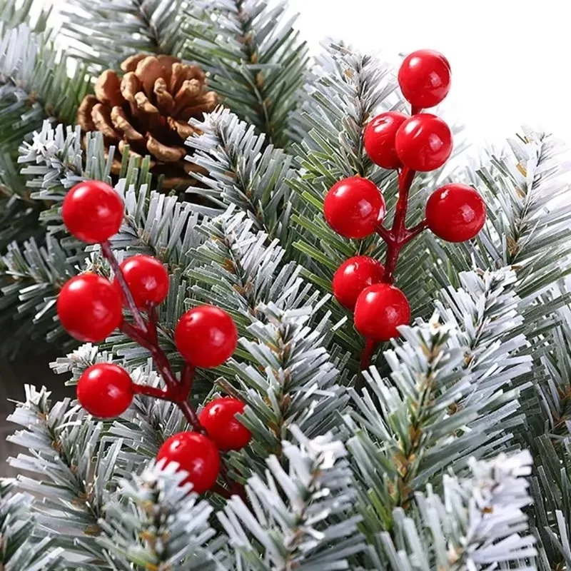 100/5PCS Artificial Red Berrie - Christmas Wreath Fake incelemesi ve fiyatı