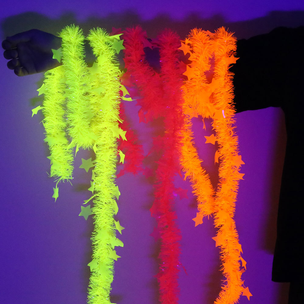 Birthday Theme Fluorescent Mac - Tinsel Garland Decoration incelemesi ve fiyatı