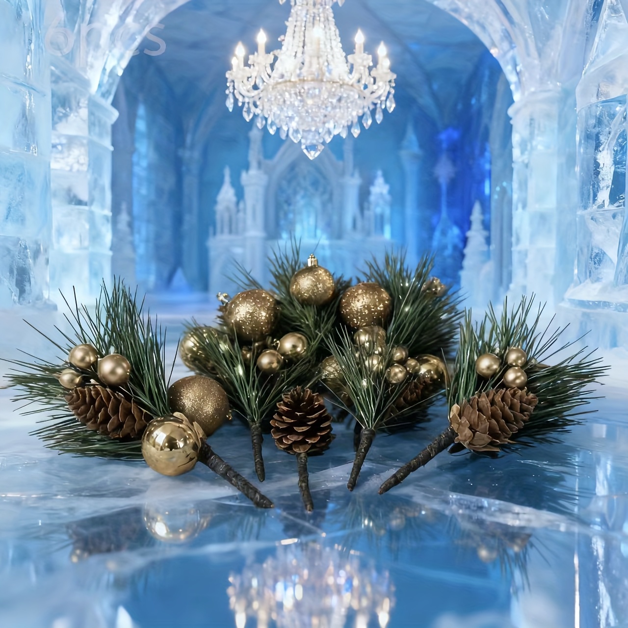 6pcs Artificial Christmas Pine - Christmas Tree Artificial incelemesi ve fiyatı