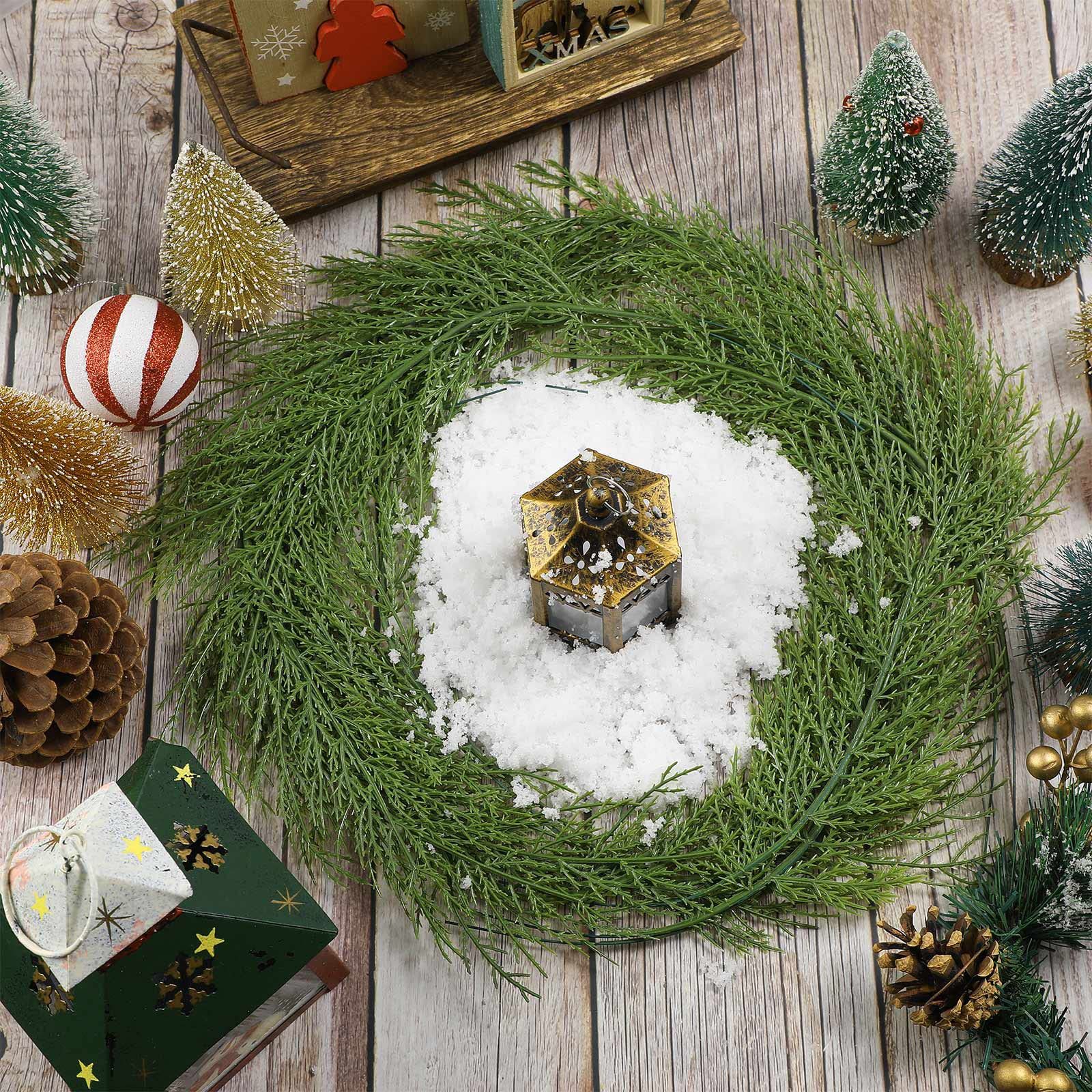 20Pcs Artificial Pine Sprigs F - Christmas Wreath Fake incelemesi ve fiyatı