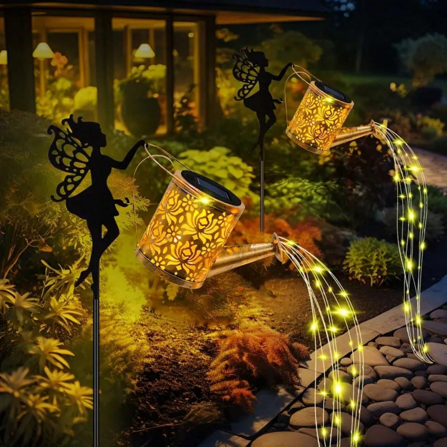 1 PC Solar Outdoor Fairy Water - Christmas Lights Outdoor incelemesi ve fiyatı