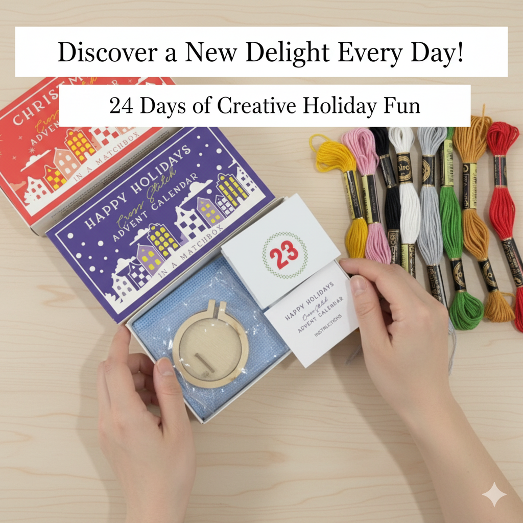 24 Days Countdown Cross Stitch - Advent Calendar Gift incelemesi ve fiyatı