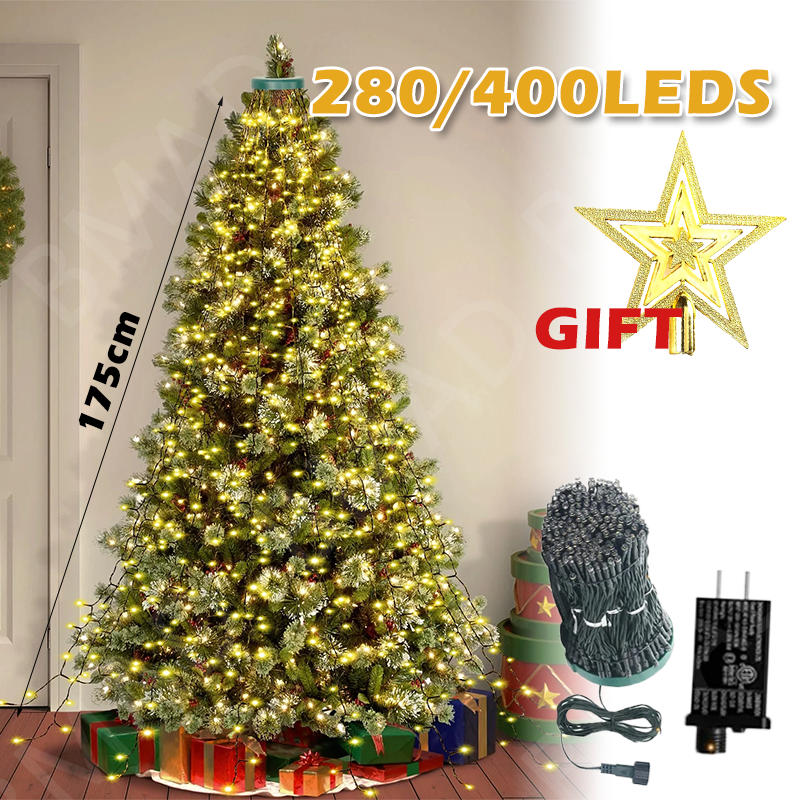 Christmas Tree Waterfall Light - Star Tree Topper incelemesi ve fiyatı