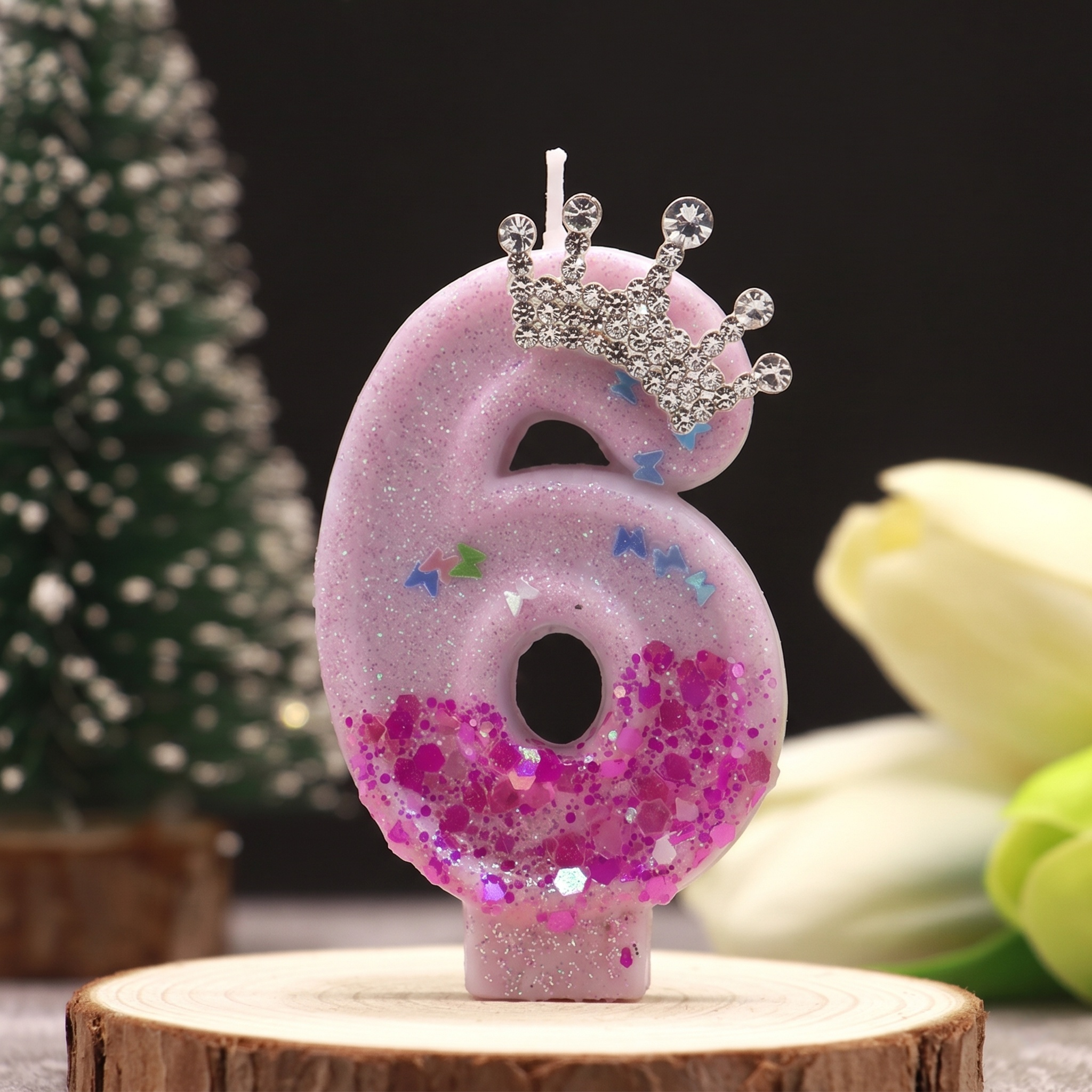 Pink Rose Red Sequins Dual Col - Holiday Candle Set incelemesi ve fiyatı