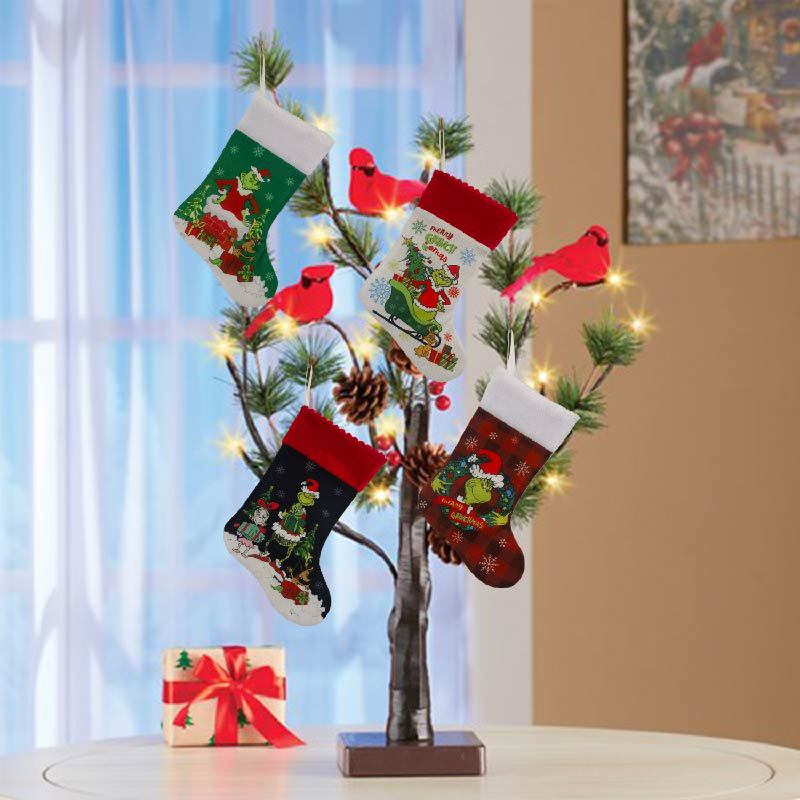 Christmas Stocking Grinch Sock - Christmas Stocking Hanging incelemesi ve fiyatı