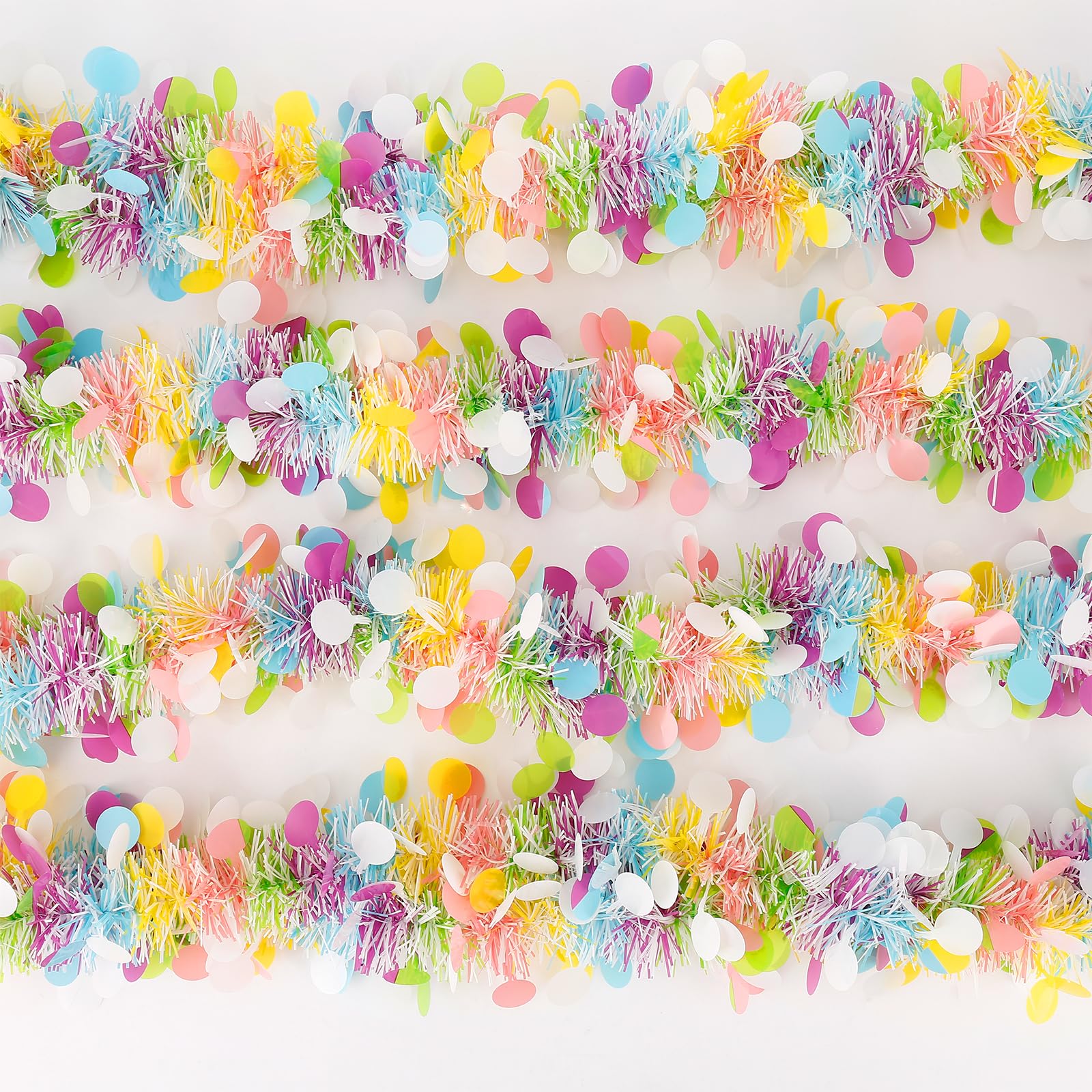 4pc Easter Tinsel Garlands Col - Tinsel Garland Decoration incelemesi ve fiyatı