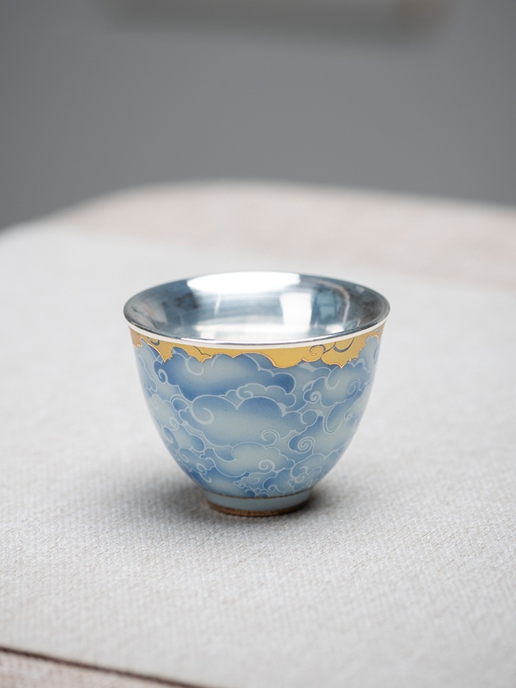 Porcelain wrapped silver cup,  - Gift Box Wrap Set incelemesi ve fiyatı