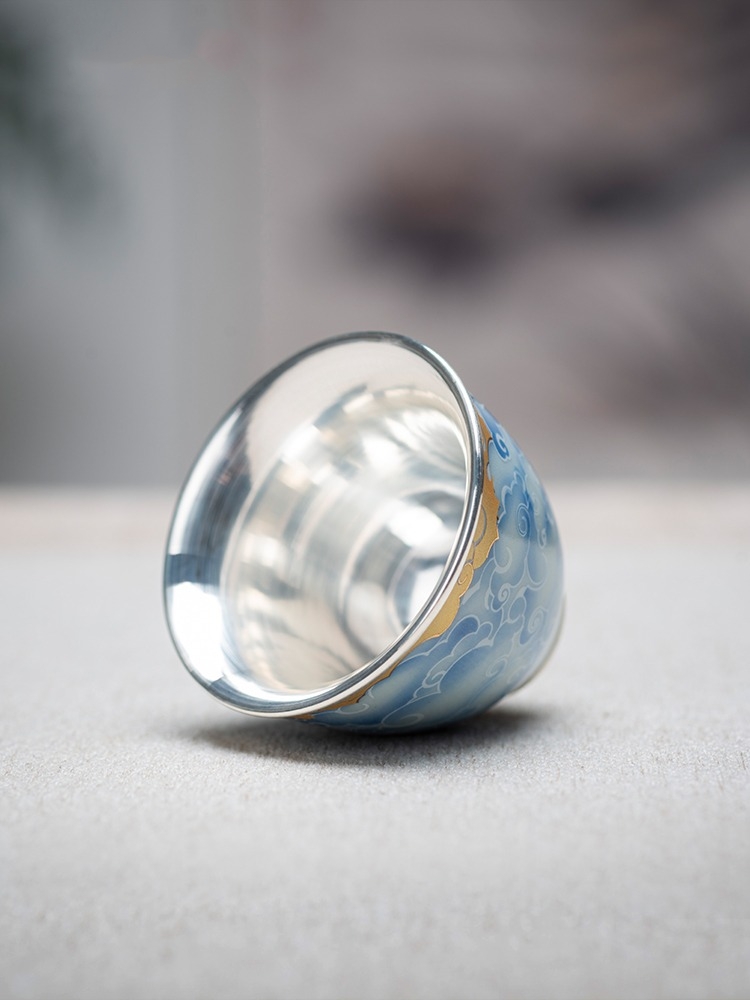 Porcelain wrapped silver cup,  - Gift Box Wrap Set incelemesi ve fiyatı