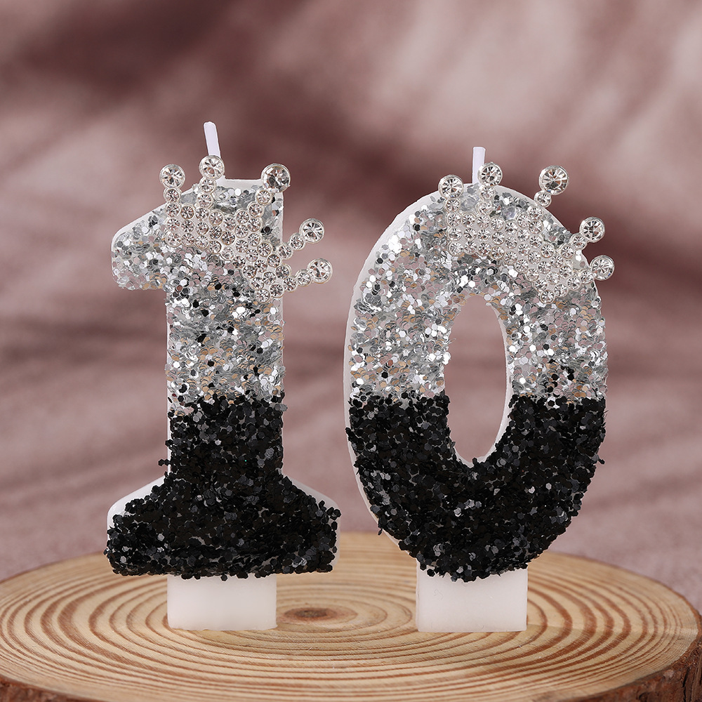 Black Silver Gradient Crown Ha - Holiday Candle Set incelemesi ve fiyatı