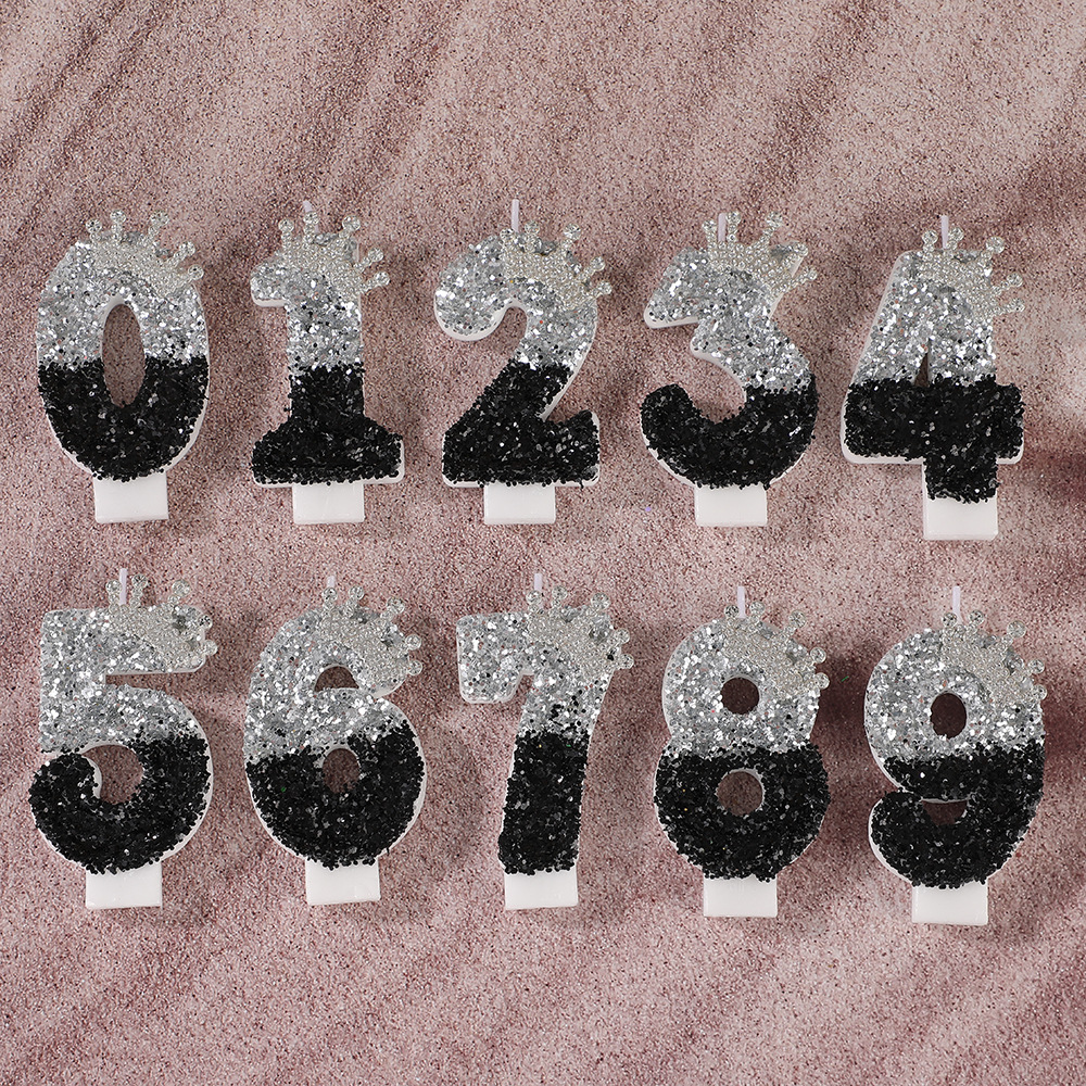 Black Silver Gradient Crown Ha - Holiday Candle Set incelemesi ve fiyatı