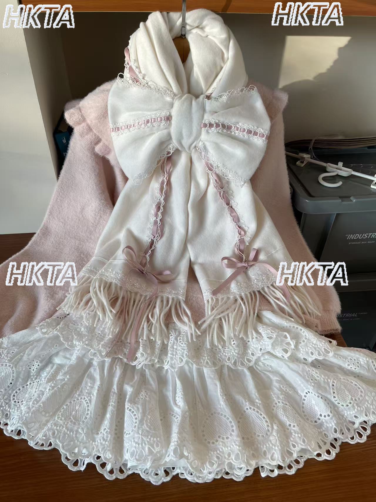 Cute Retro Ribbon Scarves Wome - Ribbon Bow Gift incelemesi ve fiyatı