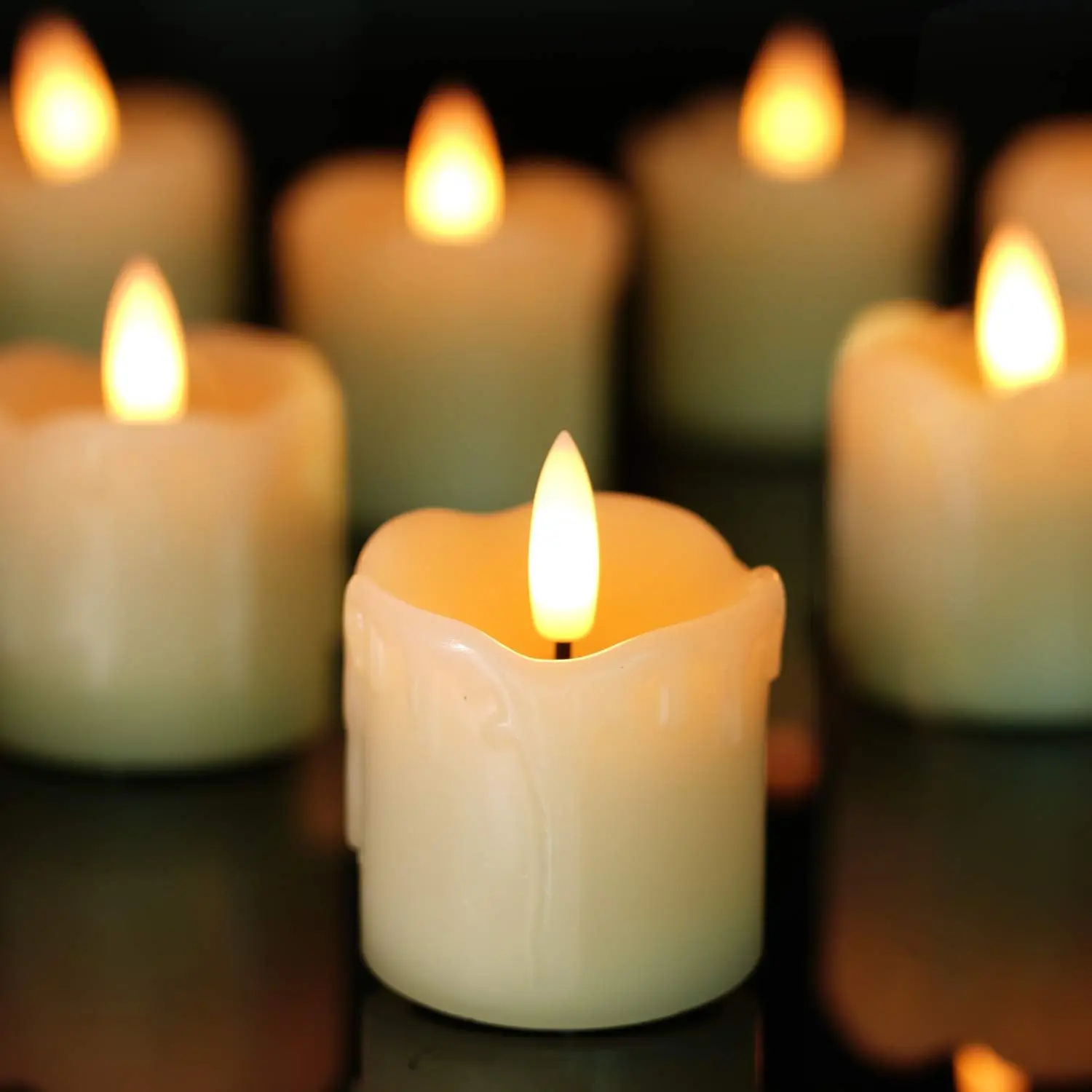 Flameless Votive Candles with  - Holiday Candle Set incelemesi ve fiyatı