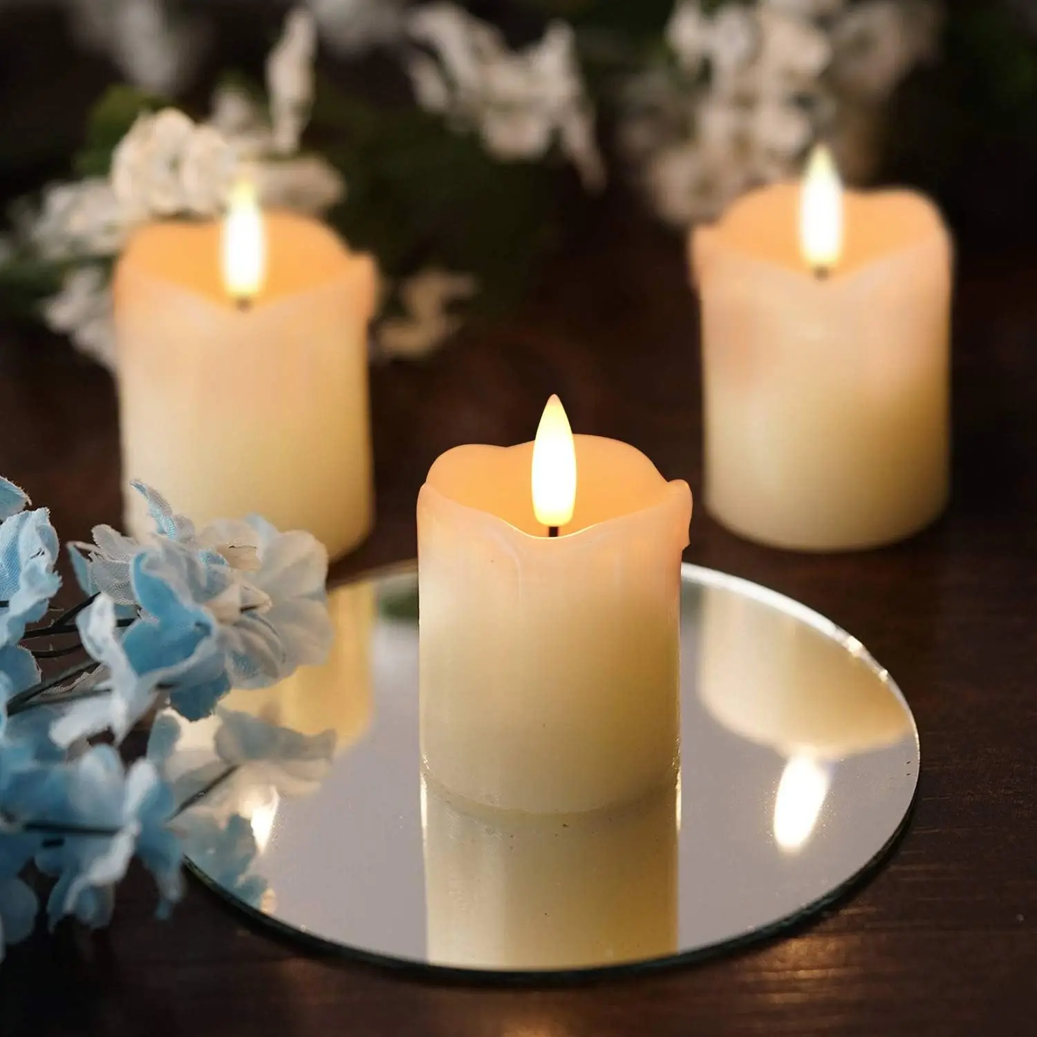 Flameless Votive Candles with  - Holiday Candle Set incelemesi ve fiyatı