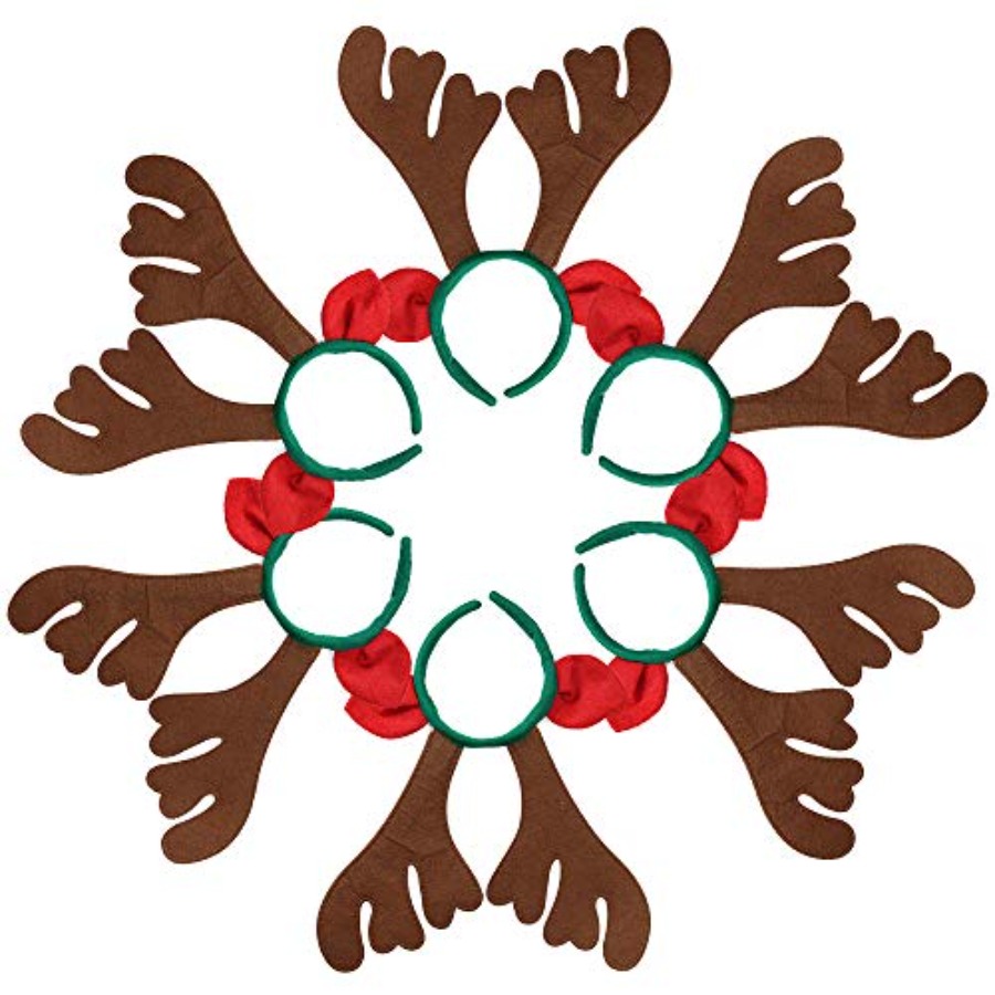 Max Fun 12Pcs Christmas Reinde - Reindeer Antlers Headband incelemesi ve fiyatı
