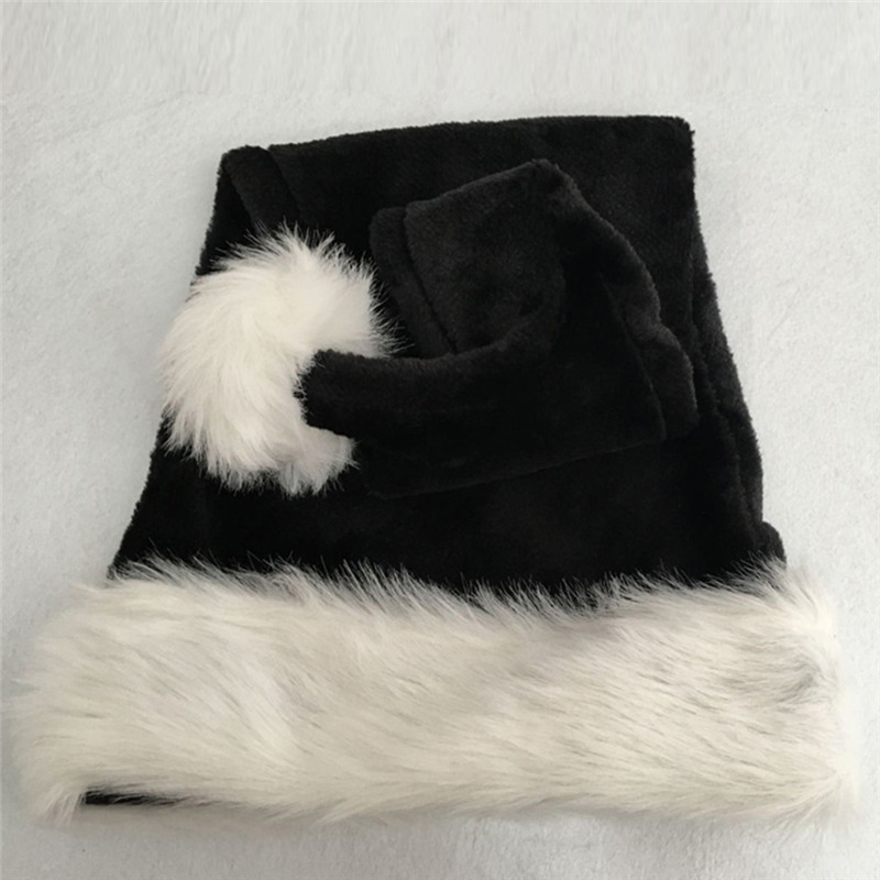 Christmas Santa Hat Black Long - Santa Hat Plush incelemesi ve fiyatı